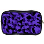 Purple Black Camouflage Pattern Toiletries Bag (One Side) Front