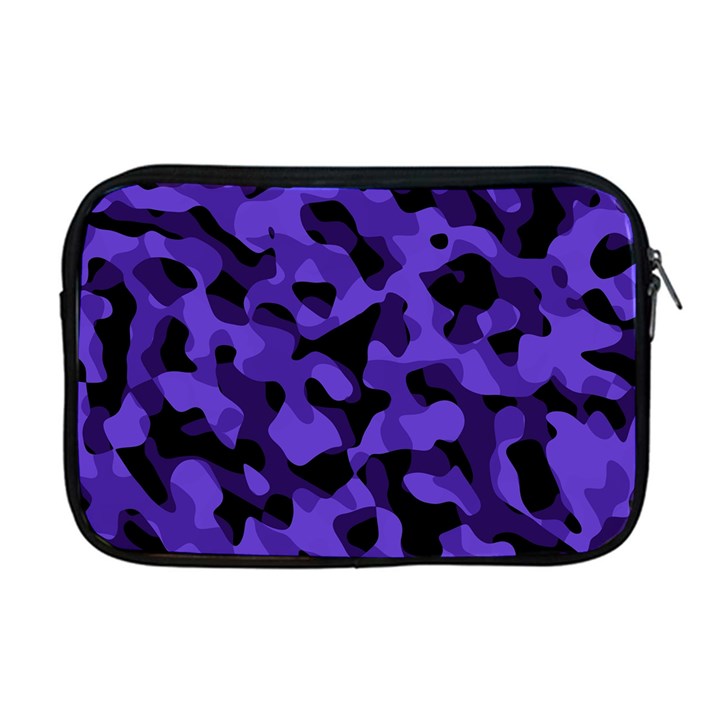 Purple Black Camouflage Pattern Apple MacBook Pro 17  Zipper Case