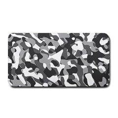 Grey And White Camouflage Pattern Medium Bar Mats by SpinnyChairDesigns