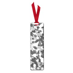 Grey And White Camouflage Pattern Small Book Marks by SpinnyChairDesigns