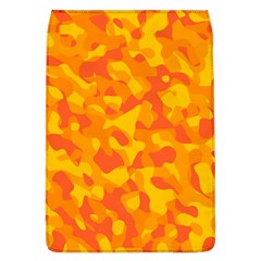 Orange And Yellow Camouflage Pattern Removable Flap Cover (l) by SpinnyChairDesigns