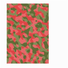 Pink And Green Camouflage Pattern Large Garden Flag (two Sides) by SpinnyChairDesigns