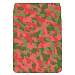 Pink And Green Camouflage Pattern Removable Flap Cover (l) by SpinnyChairDesigns