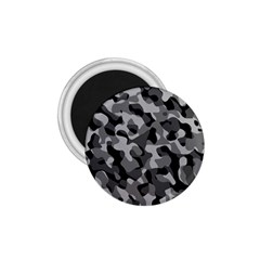 Grey And Black Camouflage Pattern 1 75  Magnets by SpinnyChairDesigns