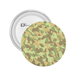 Light Green Brown Yellow Camouflage Pattern 2 25  Buttons by SpinnyChairDesigns