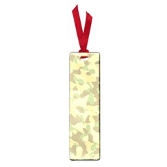 Light Green Brown Yellow Camouflage Pattern Small Book Marks by SpinnyChairDesigns