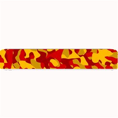 Red and Yellow Camouflage Pattern Small Bar Mats