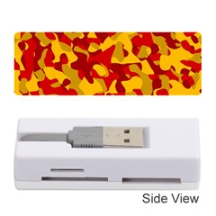 Red and Yellow Camouflage Pattern Memory Card Reader (Stick)