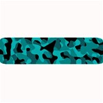 Black and Teal Camouflage Pattern Large Bar Mats 32 x8.5  Bar Mat