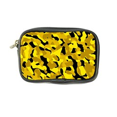 Black and Yellow Camouflage Pattern Coin Purse