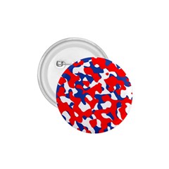 Red White Blue Camouflage Pattern 1 75  Buttons by SpinnyChairDesigns