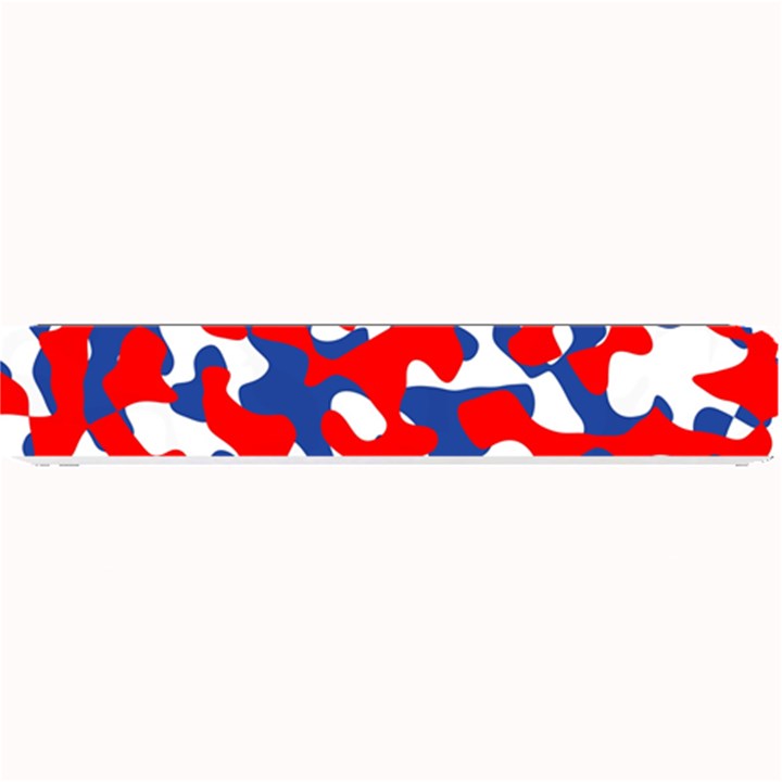 Red White Blue Camouflage Pattern Small Bar Mats