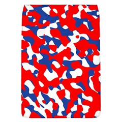 Red White Blue Camouflage Pattern Removable Flap Cover (l) by SpinnyChairDesigns