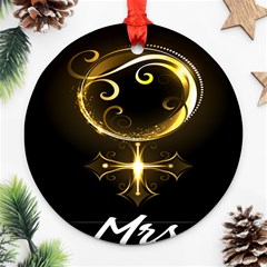 Venus Mrs Ornament (round) by PurplePrincess