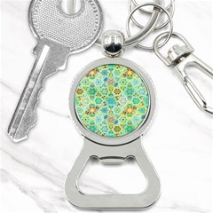 Bright Mosaic Bottle Opener Key Chain by ibelieveimages