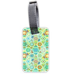 Bright Mosaic Luggage Tag (two Sides) by ibelieveimages