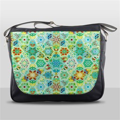 Bright Mosaic Messenger Bag by ibelieveimages