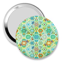 Bright Mosaic 3  Handbag Mirrors by ibelieveimages