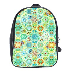 Bright Mosaic School Bag (xl) by ibelieveimages