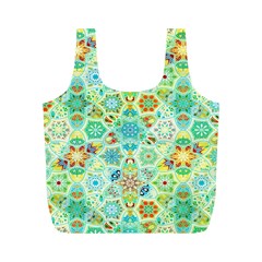 Bright Mosaic Full Print Recycle Bag (m) by ibelieveimages