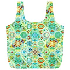 Bright Mosaic Full Print Recycle Bag (xl) by ibelieveimages