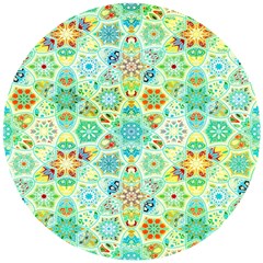 Bright Mosaic Wooden Puzzle Round