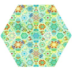 Bright Mosaic Wooden Puzzle Hexagon by ibelieveimages