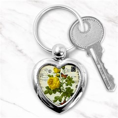 Yellow Roses Key Chain (heart) by ibelieveimages