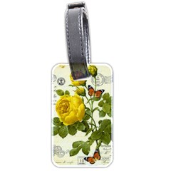 Yellow Roses Luggage Tag (two Sides) by ibelieveimages