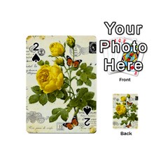 Yellow Roses Playing Cards 54 Designs (mini) by ibelieveimages