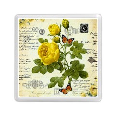 Yellow Roses Memory Card Reader (square)