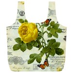 Yellow Roses Full Print Recycle Bag (XL) Back