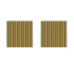 Bright Serape Cufflinks (square) by ibelieveimages