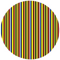 Bright Serape Wooden Puzzle Round