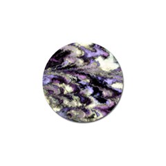 Purple Yellow Marble Golf Ball Marker (10 Pack) by ibelieveimages