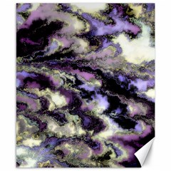 Purple Yellow Marble Canvas 8  X 10  by ibelieveimages