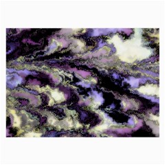 Purple Yellow Marble Large Glasses Cloth (2 Sides) by ibelieveimages