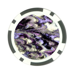 Purple Yellow Marble Poker Chip Card Guard (10 Pack) by ibelieveimages