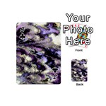 Purple Yellow Marble Playing Cards 54 Designs (Mini) Front - ClubJ