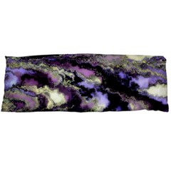 Purple Yellow Marble Body Pillow Case (dakimakura) by ibelieveimages