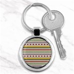 Bright Tribal Key Chain (Round) Front