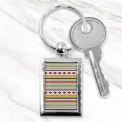 Bright Tribal Key Chain (rectangle) by ibelieveimages