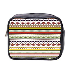 Bright Tribal Mini Toiletries Bag (two Sides)