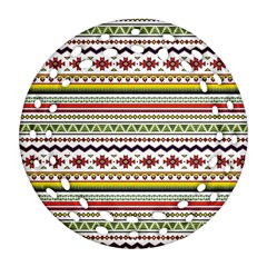 Bright Tribal Round Filigree Ornament (two Sides)