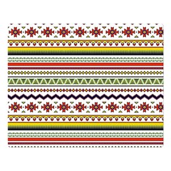 Bright Tribal Double Sided Flano Blanket (large) 