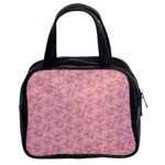 Cat With Violin Pattern Classic Handbag (Two Sides) Front