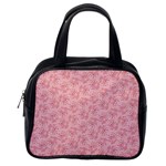 Cat With Violin Pattern Classic Handbag (Two Sides) Back