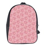 Cat With Violin Pattern School Bag (XL) Front