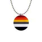 Retro Sunset 1  Button Necklace Front