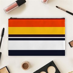 Retro Sunset Cosmetic Bag (large) by tmsartbazaar